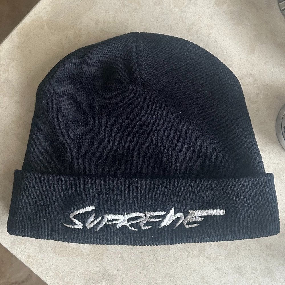 Black Supreme Beanie